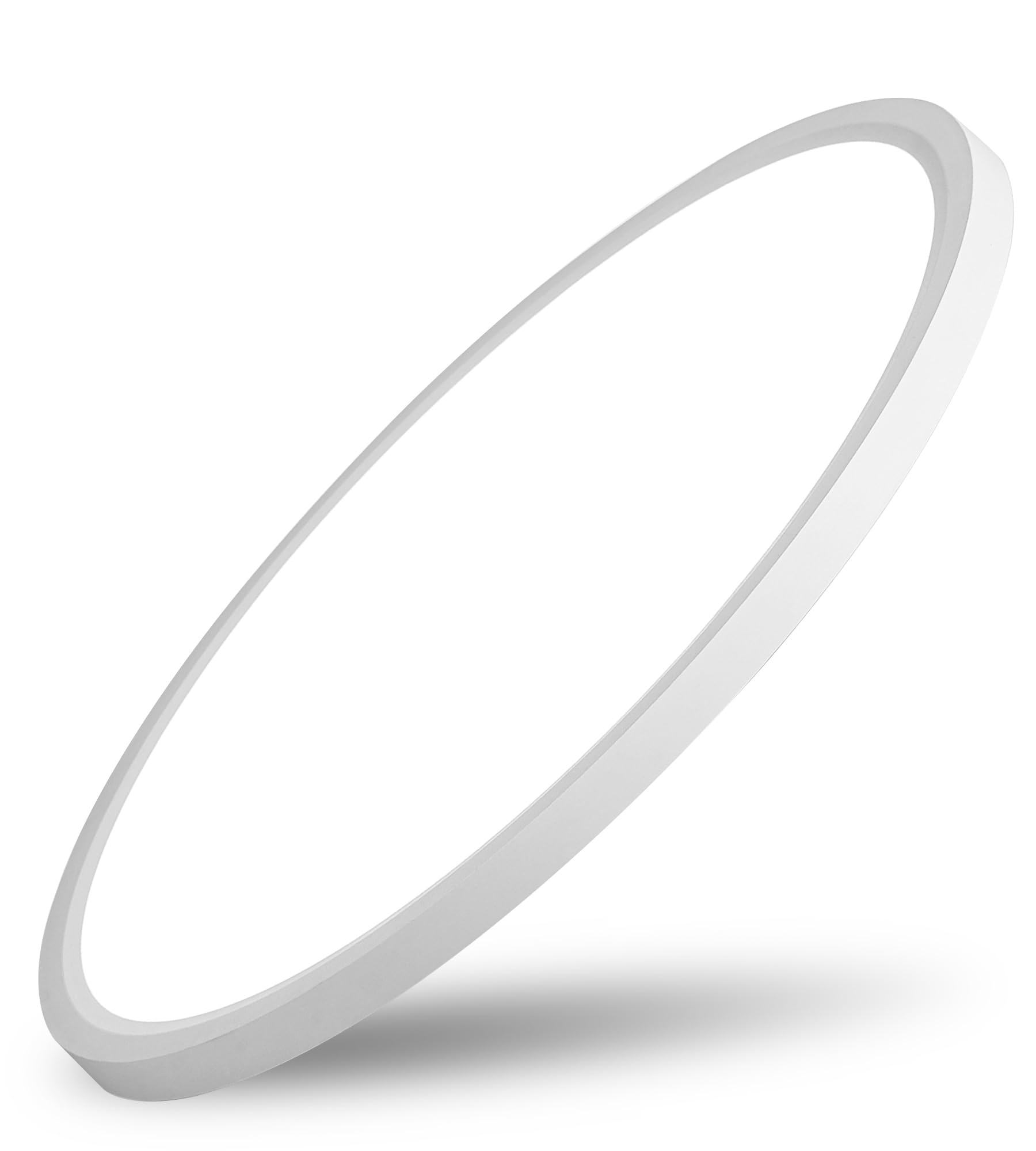 6 Pack 12 Inch Slim Dimmable LED Flush Mount Ceiling Light Fixtures, 24W 2640LM 3000K/4000K/5000K, House Upgrade Led Lights for Bedroom Hallway Laundry Room Rental Units, 240W Equiv., White