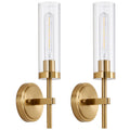 Wireless Wall Sconces with Remote Control, Battery Operated Wall Sconce Set of 2, Black & Gold Rechargeable Dimmable Wall Light for Bedroom Living room Bathroom Hallway Entryway Stairwell, 3000K