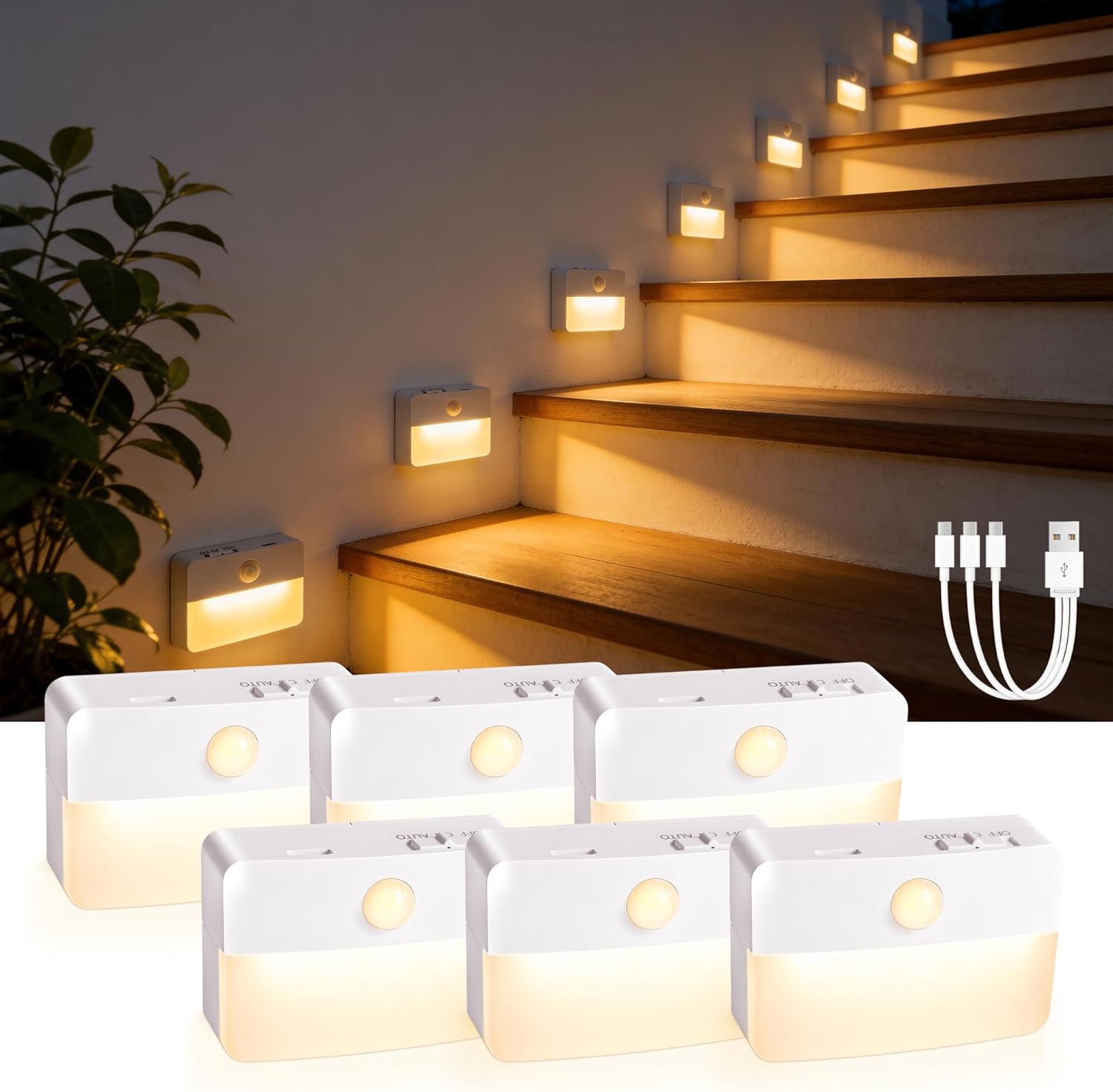 Motion Sensor Stair Lights
