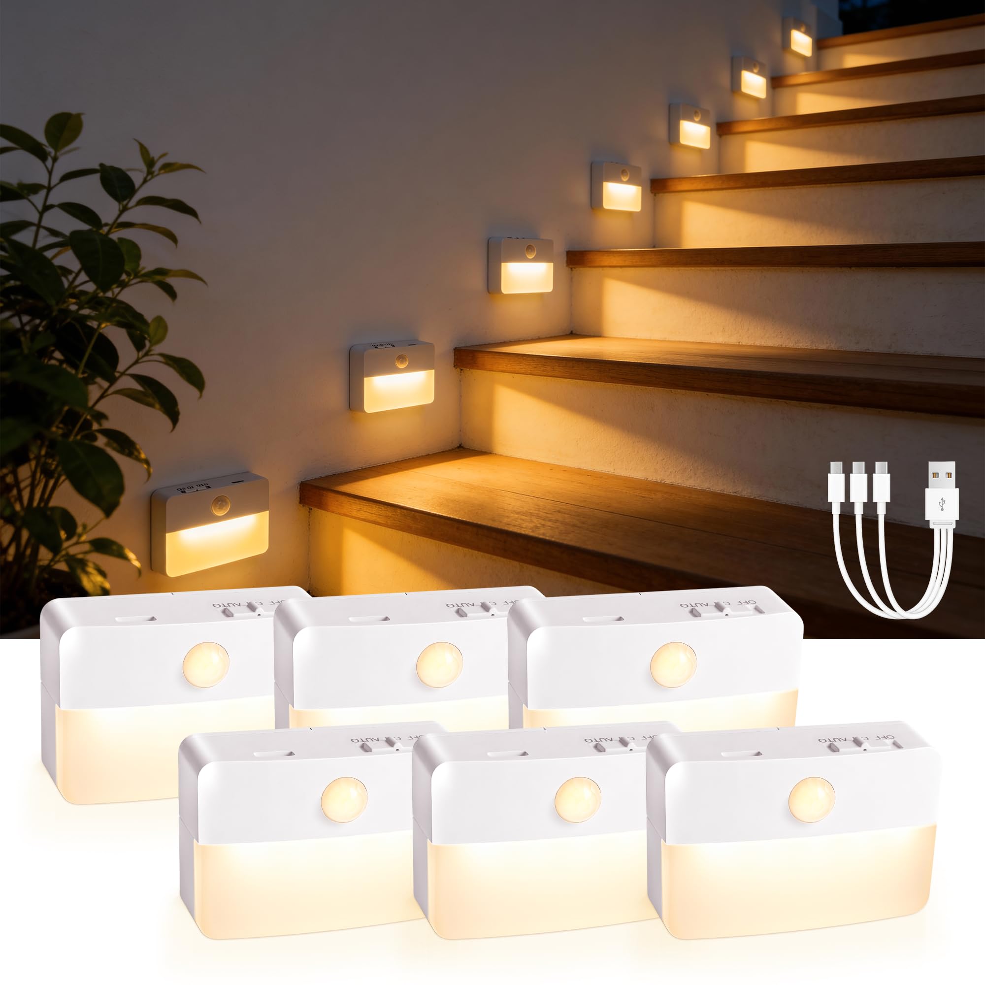 Motion Sensor Stair Lights